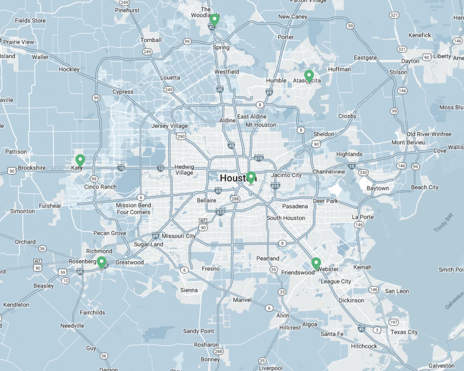 map of TMM locations