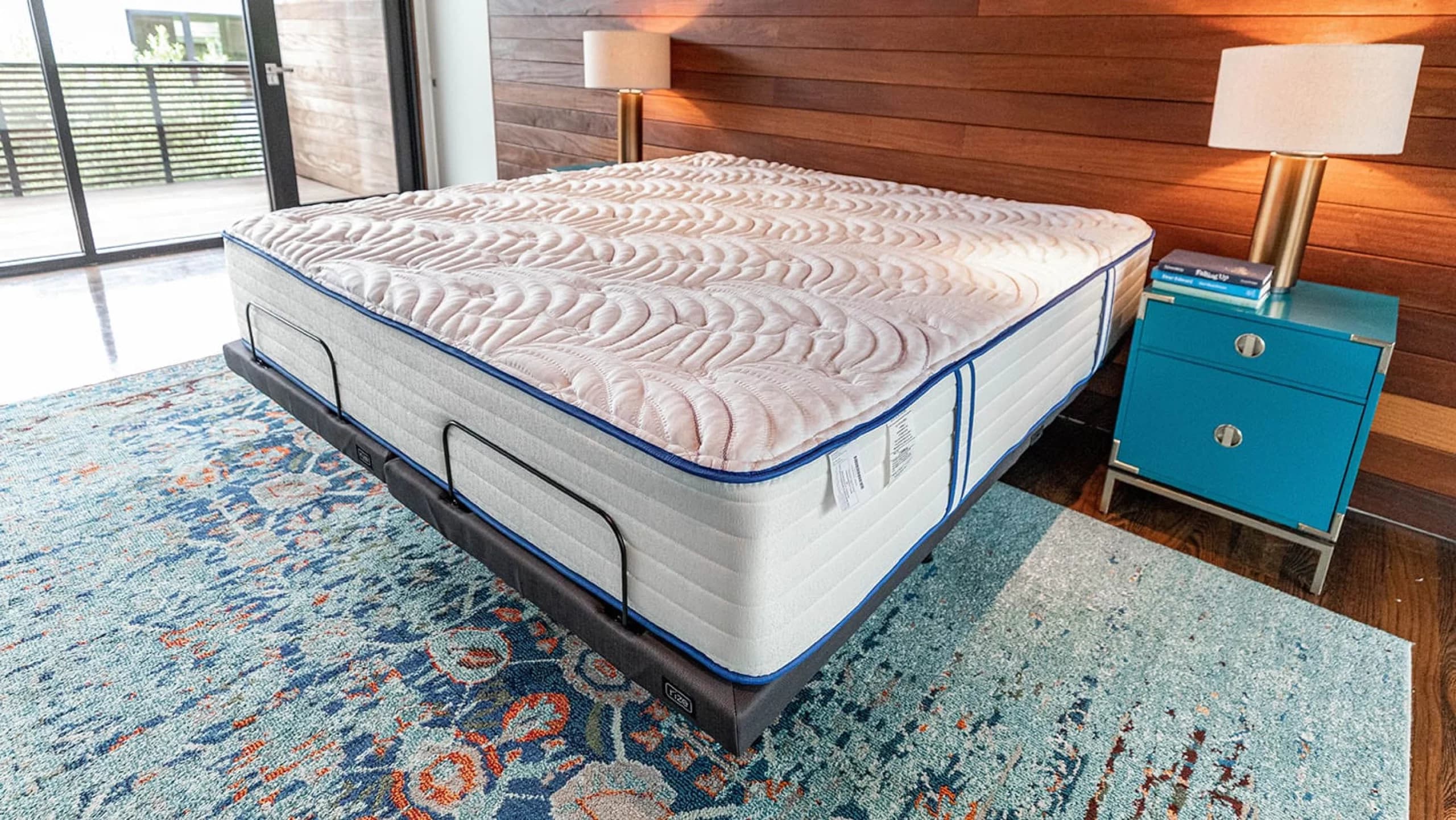 Esteem DLX Plush mattress angled view