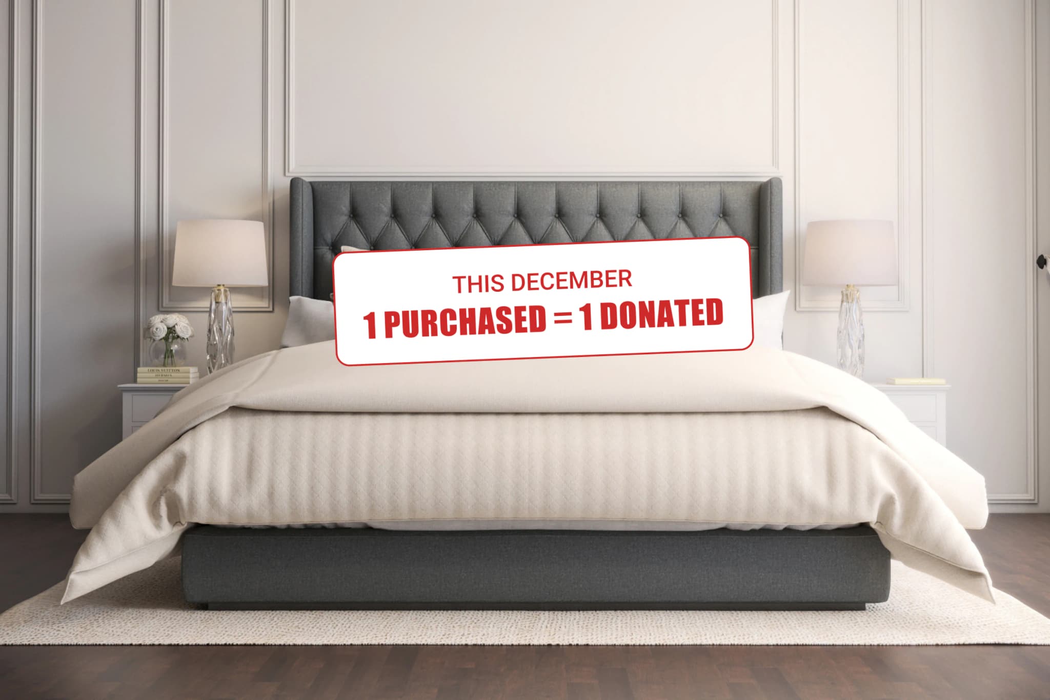 1 purchased, 1 donated in December