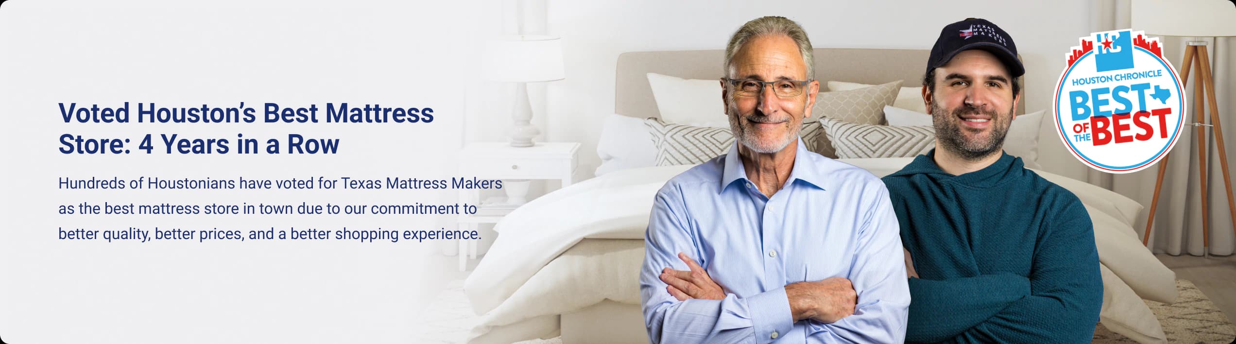 Voted Houston's Best Mattress Store