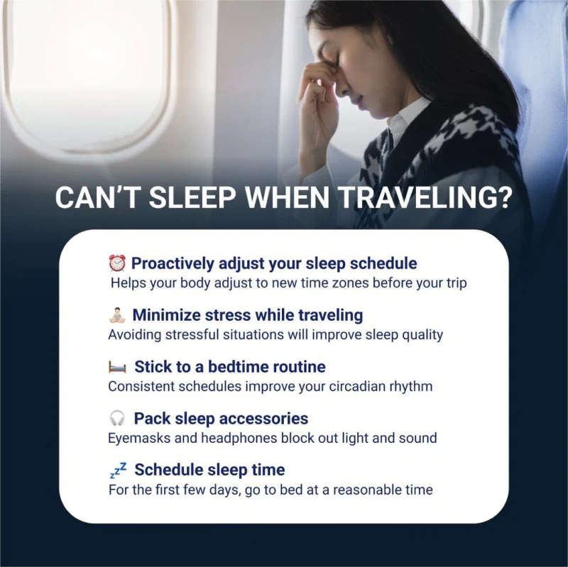 Texas Mattress Makers travel sleep tips infographic